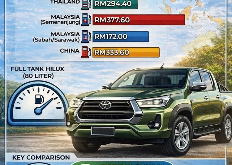 Diesel Malaysia Cecah RM 4.72 – Lebih Mahal Dari Indonesia dan Thailand