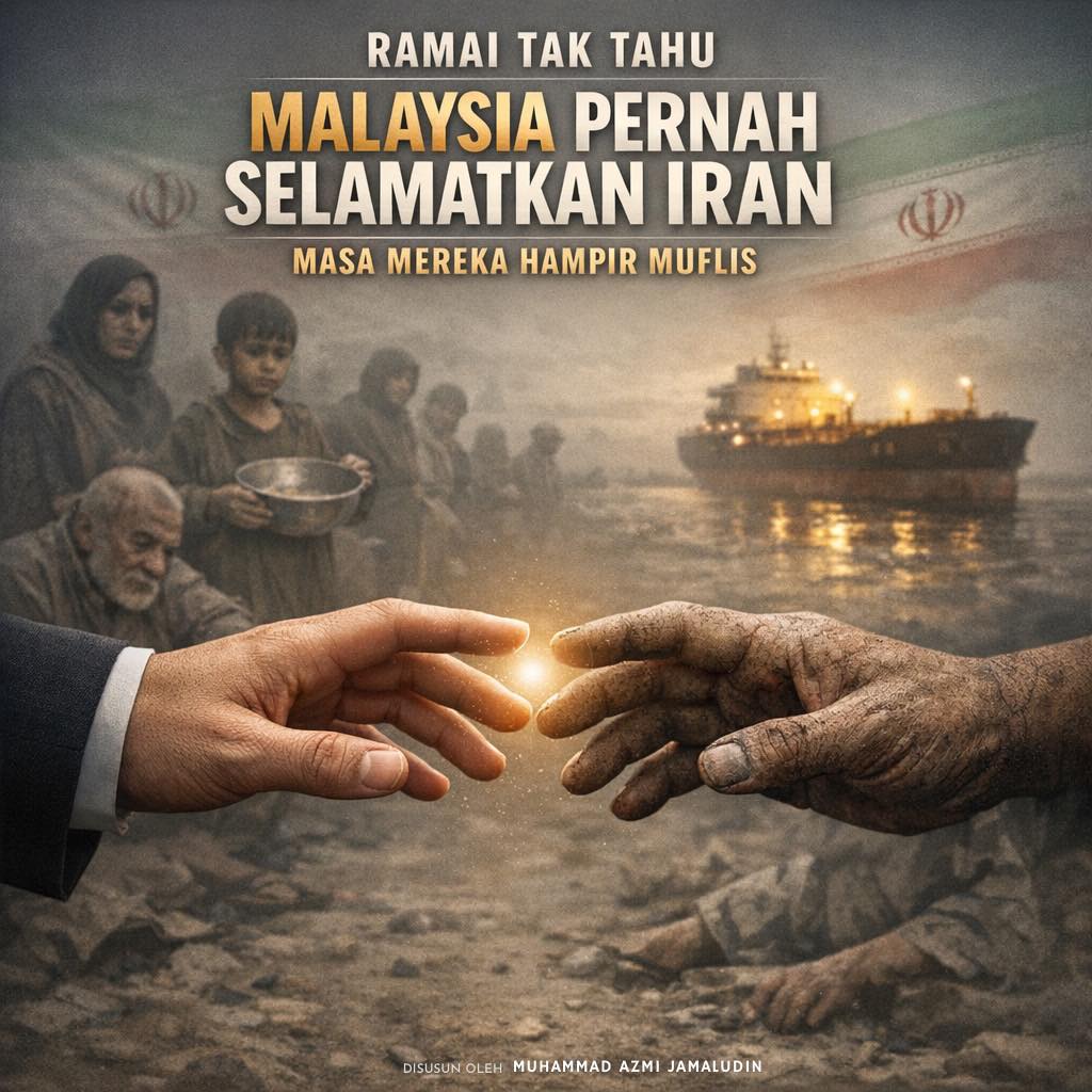 malaysia pernah selamatkan iran dari hampir muflis
